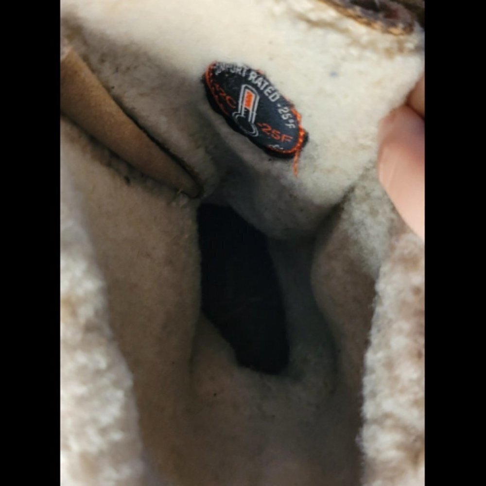 Woolrich Fully Wooly Winter Boots Brown Fuzzy Waterproof Size 8.5 - Picture 6 of 9